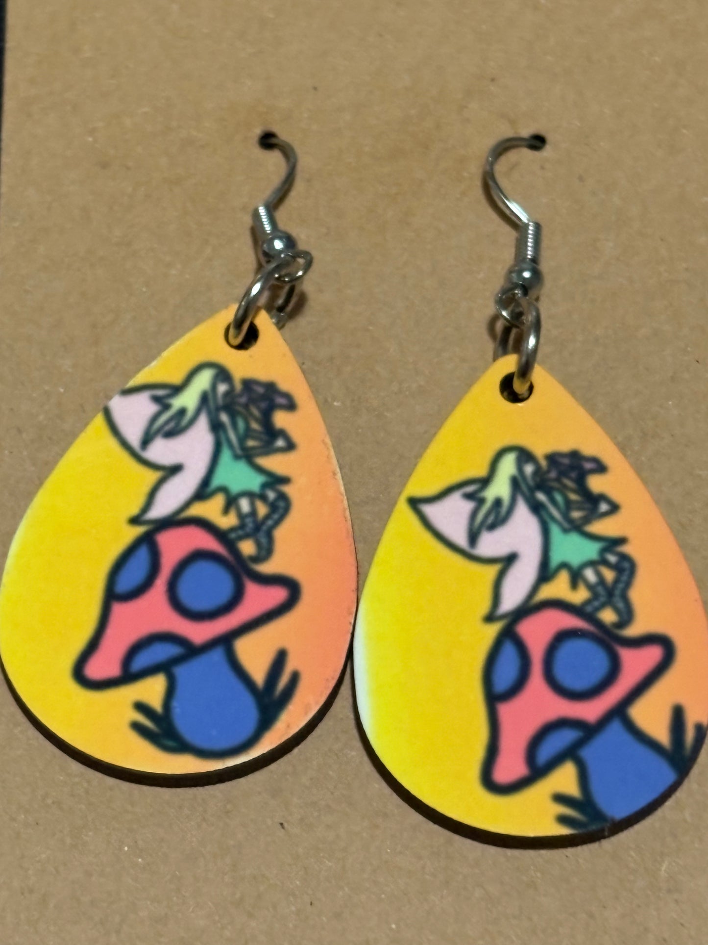 Mushroom Fairy Earrings