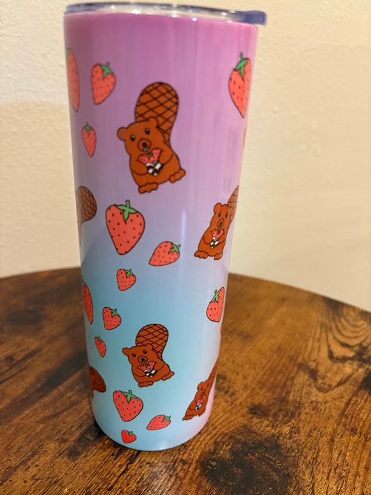 Love you Strawberry Much Tumbler