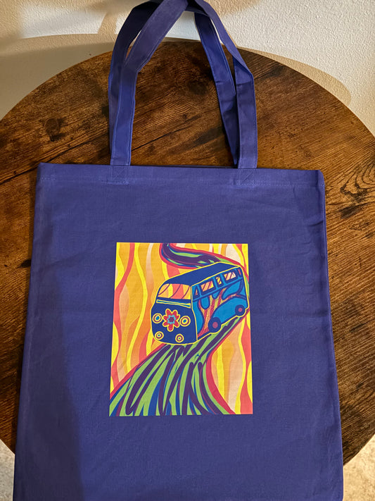 Hippie Bus Tote